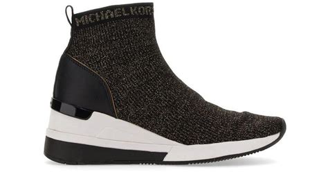 michael kors socks sneakers|michael kors skylar sneakers.